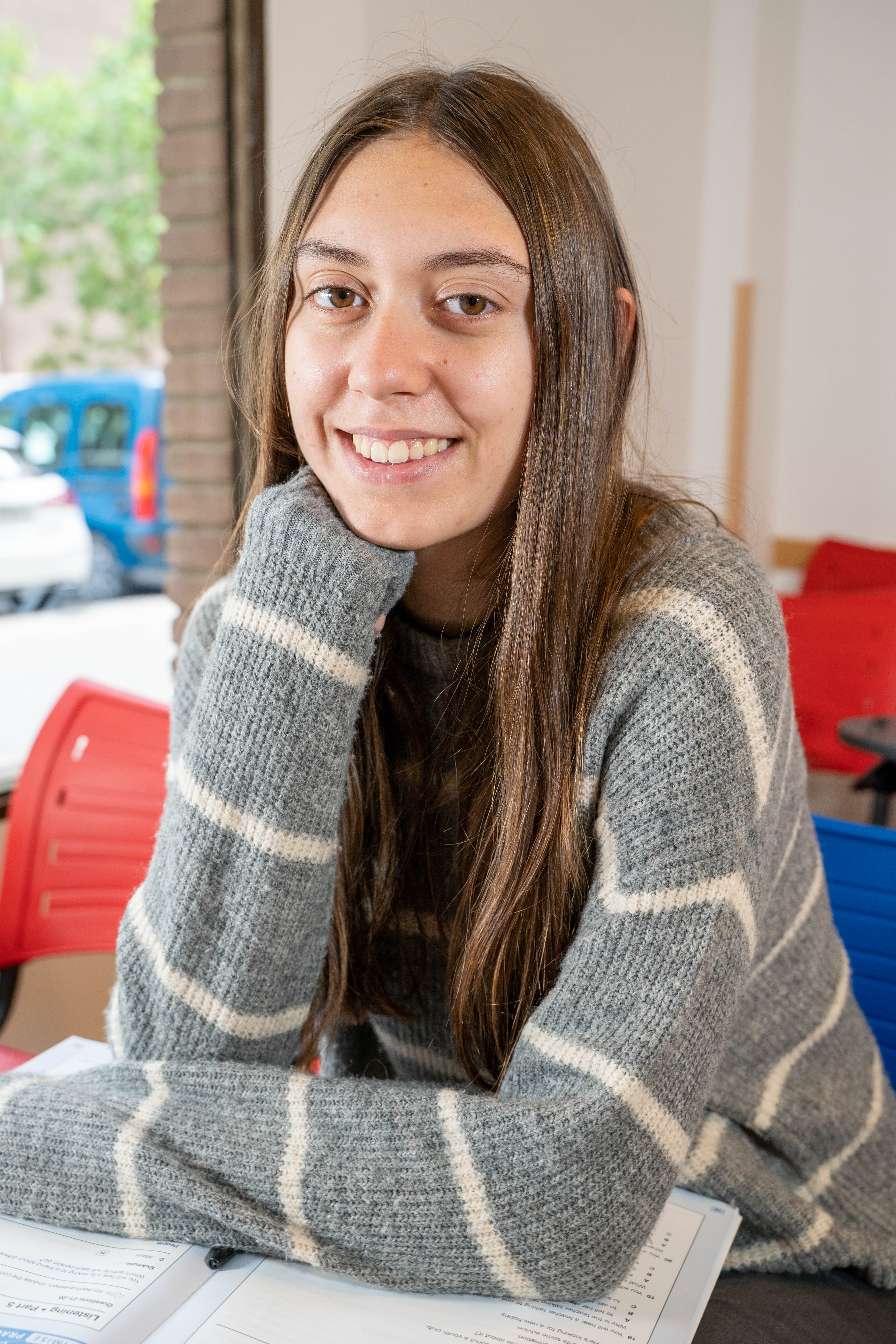 Estudiante Lucía secundaria inglés Cambridge academia La Vaguada Barrio del Pilar