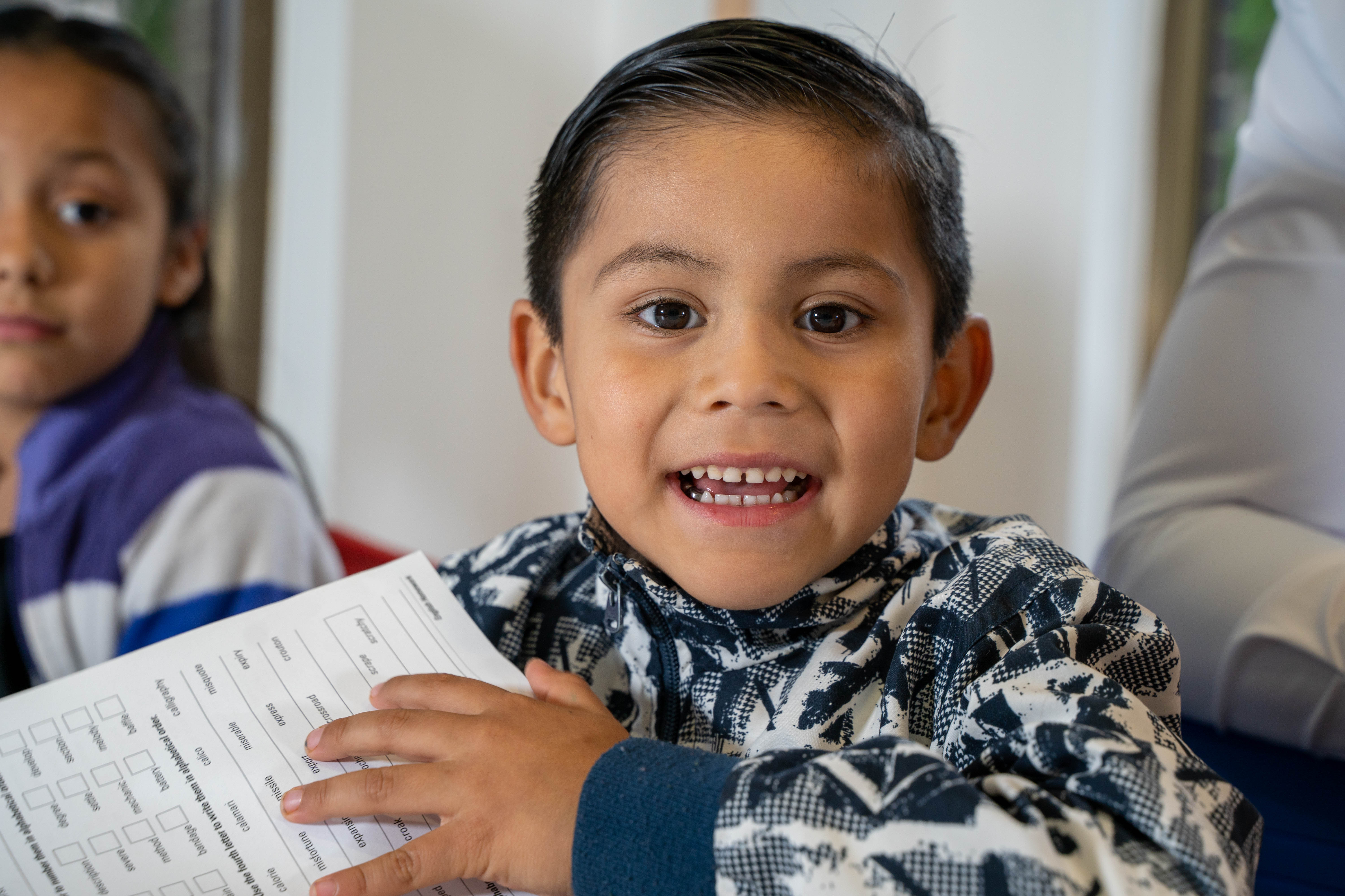 Niños pequeños clase inglés inmersión La Vaguada Barrio del Pilar Madrid